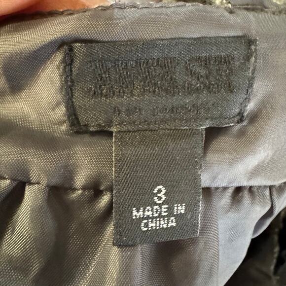 Anna Sui for Target Metallic Grey Boucle V-Neck Shift Mini Dress Size 3 - Picture 12 of 12